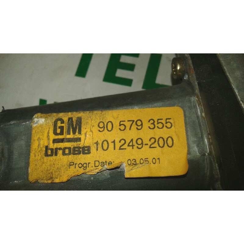Recambio de elevalunas delantero izquierdo para opel zafira a 2.0 dti referencia OEM IAM 90579355 101249200 1810006943 - Verde 3