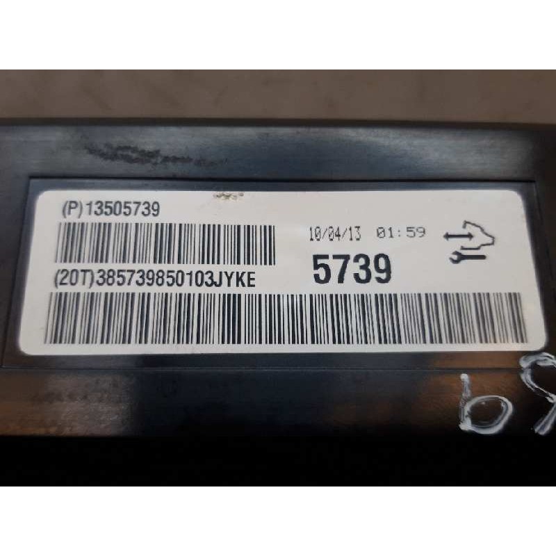 Recambio de centralita check control para opel insignia berlina cosmo referencia OEM IAM 13505739 385739850103JYKE - Negro 4
