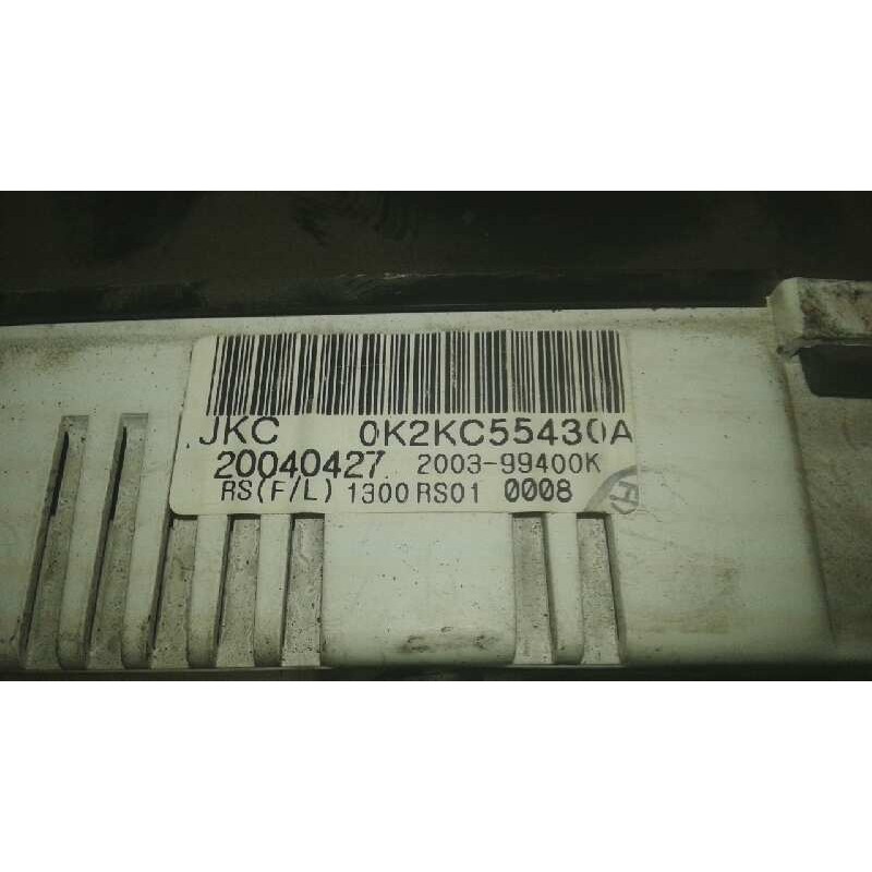 Recambio de cuadro instrumentos para kia carens 2.0 turbodiesel cat referencia OEM IAM 0K2KC55430A 200399400K KIA - Gris 2