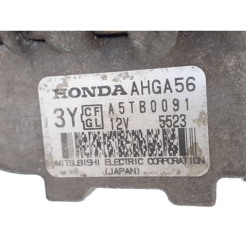 Recambio de alternador para honda jazz (gd1/5) 1.4 ls referencia OEM IAM A5TB0091 2
