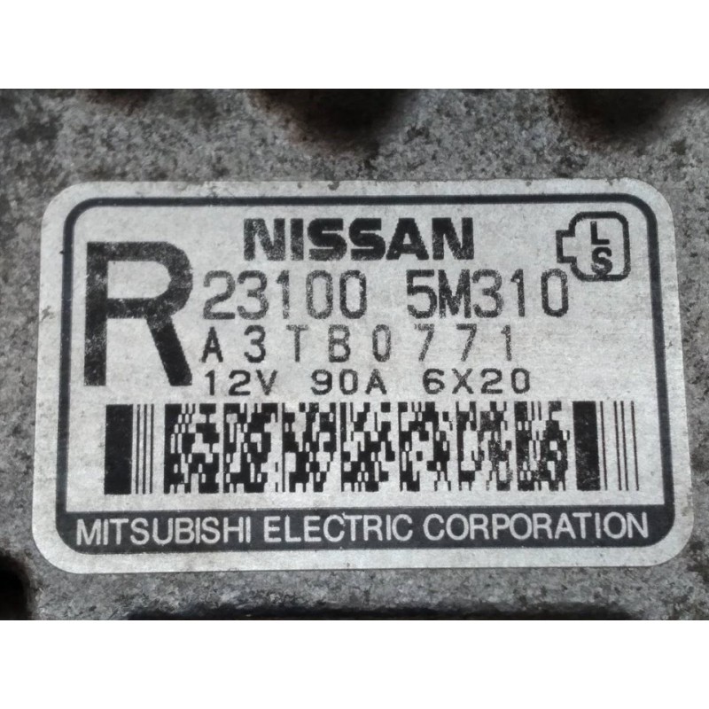 Recambio de alternador para nissan x-trail (t30) titanium pack referencia OEM IAM 231005M310 A3TB0771 2