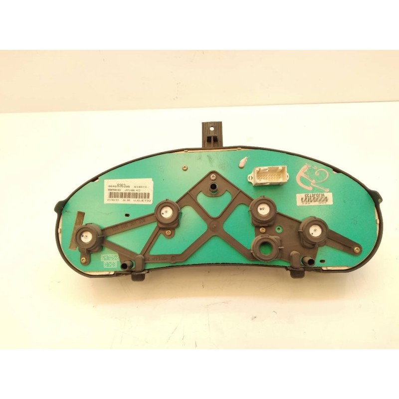 Recambio de cuadro instrumentos para peugeot 206 berlina x-line referencia OEM IAM 9648836380 3