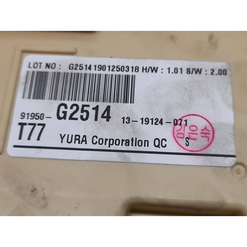 Recambio de caja reles / fusibles para hyundai ioniq klass hybrid referencia OEM IAM 91950G2514 1319124071 G25141901250318 - Gris 4