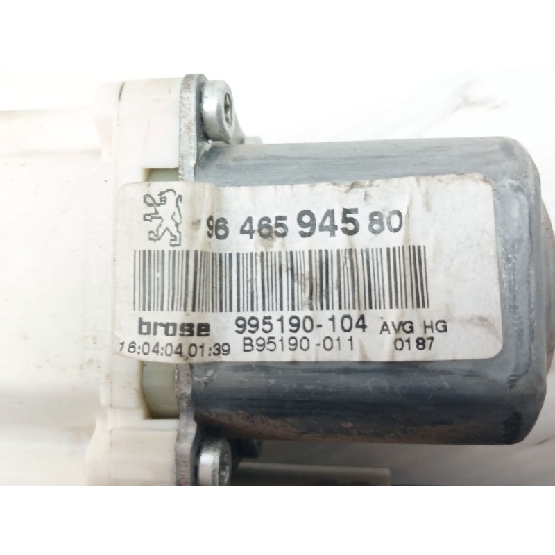 Recambio de elevalunas delantero izquierdo para peugeot 407 st confort pack referencia OEM IAM 9646594580 2