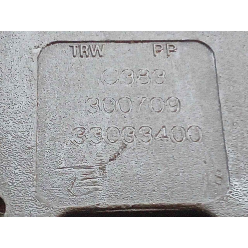 Recambio de enganche cinturon trasero izquierdo para fiat panda (169) 1.3 16v jtd dynamic referencia OEM IAM 33033400 - Blanco 2