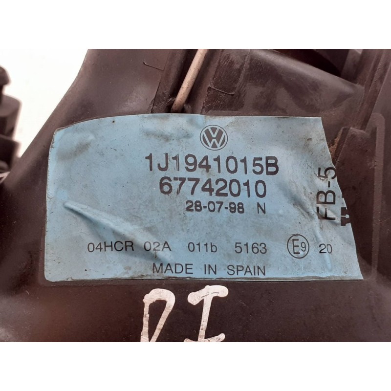 Recambio de faro izquierdo para volkswagen golf iv berlina (1j1) conceptline referencia OEM IAM 1J1941015B 2