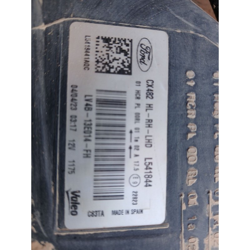 Recambio de faro derecho para ford kuga hybrid st-line referencia OEM IAM LV4B13E014FH 2