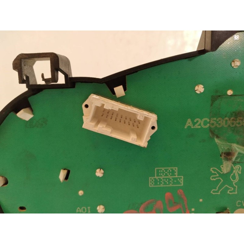 Recambio de cuadro instrumentos para peugeot 207 1.4 hdi referencia OEM IAM 9662904680 - Blanco 3