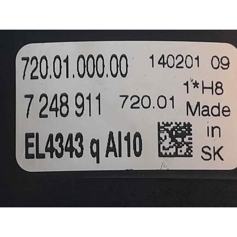 Recambio de faro antiniebla izquierdo para bmw serie 3 lim. (f30) 318d referencia OEM IAM 7200100000 - Gris 3