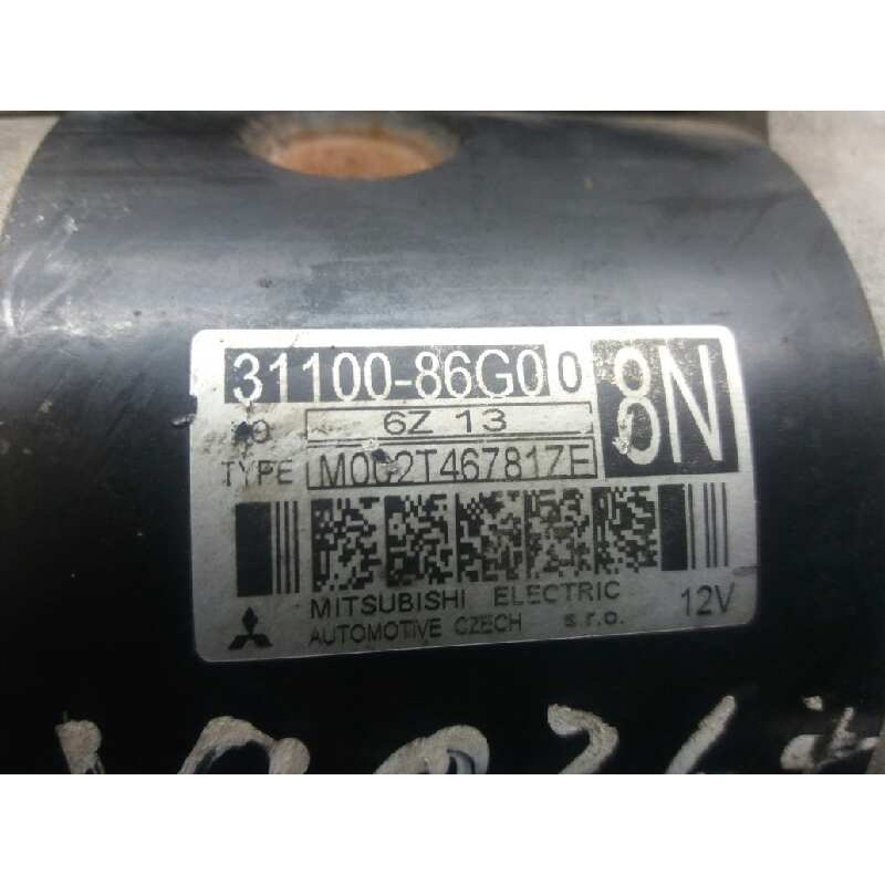 Recambio de motor arranque para suzuki swift berlina (mz) gl (5-ptas.) referencia OEM IAM 3110086G00  MITSUBISHI - Rojo 6