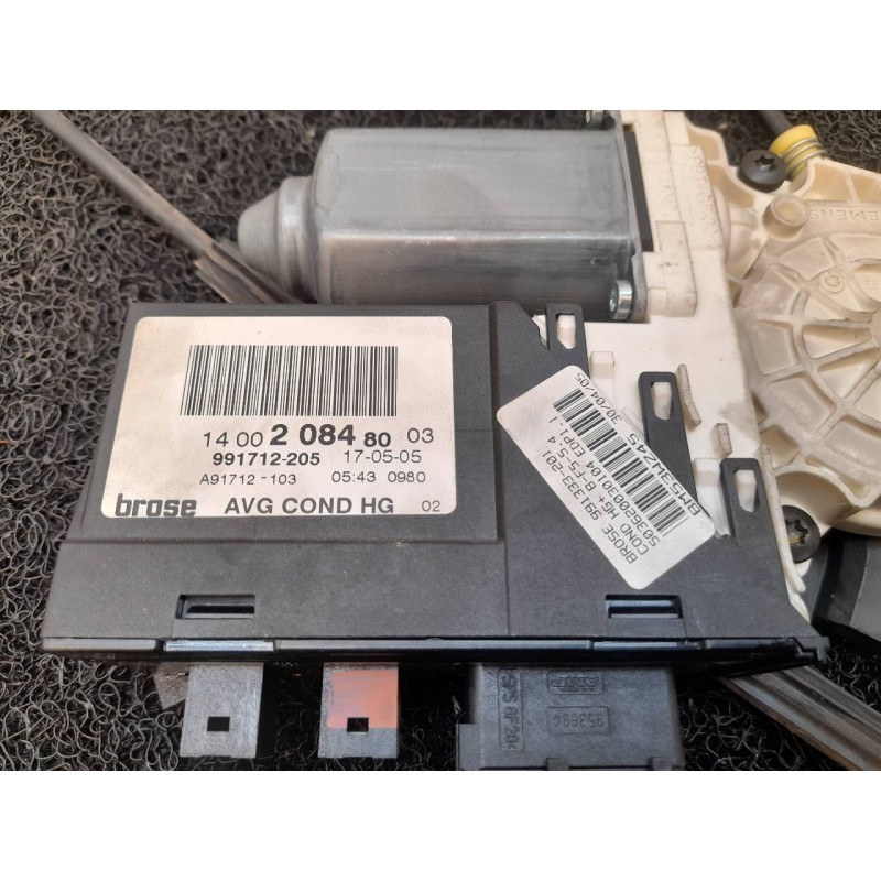 Recambio de elevalunas delantero izquierdo para lancia phedra (180) 2.2 jtd referencia OEM IAM 1400208480 991712205 BROSE - Negro 2