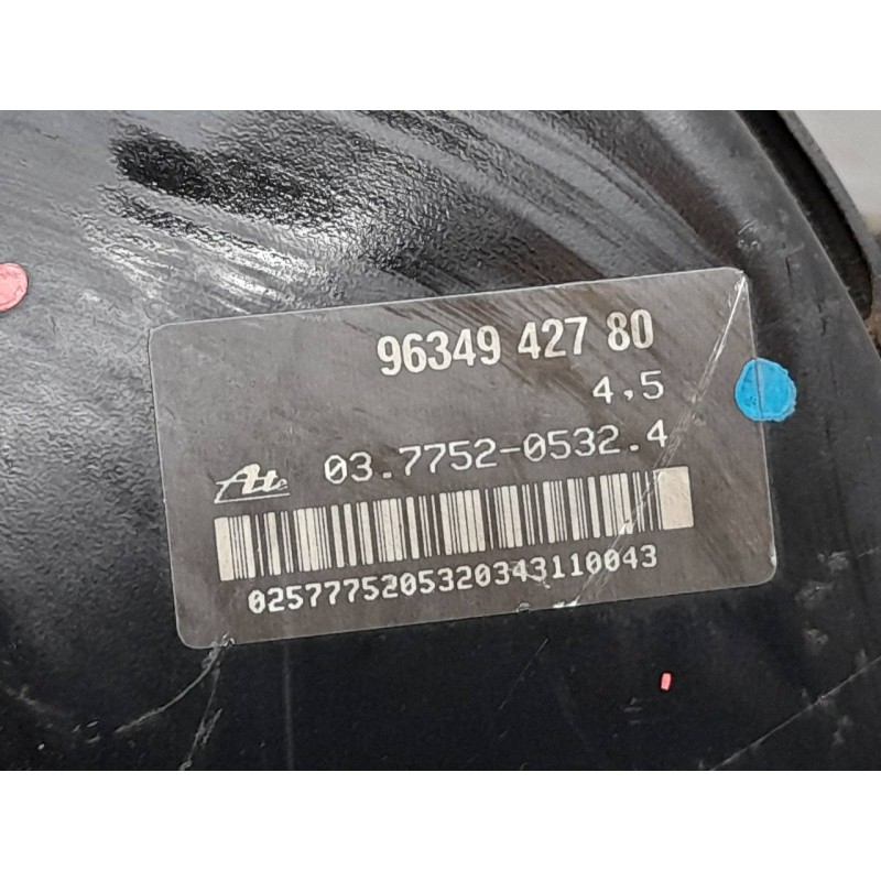 Recambio de servofreno para peugeot 206 berlina 1.9 diesel referencia OEM IAM 03775205324 115364 9634942780 / GATES 3