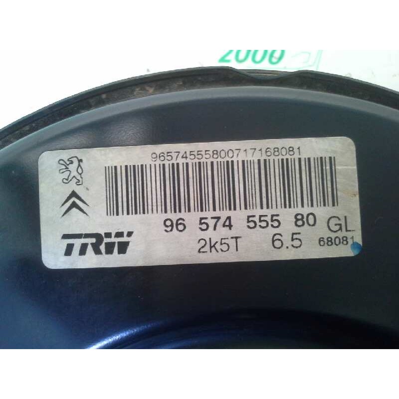 Recambio de servofreno para peugeot 207 1.4 hdi referencia OEM IAM 9657455580 - Blanco 2
