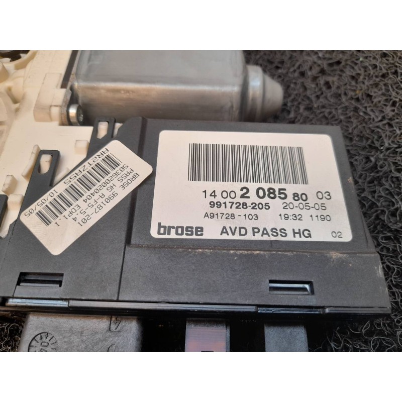 Recambio de elevalunas delantero derecho para lancia phedra (180) 2.2 jtd referencia OEM IAM 1400208580  BROSE - Negro 2