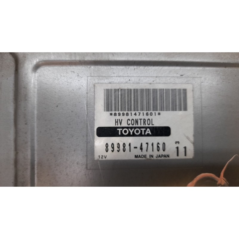 Recambio de centralita check control para toyota prius (nhw20) sol referencia OEM IAM 8998147160 - Blanco 4