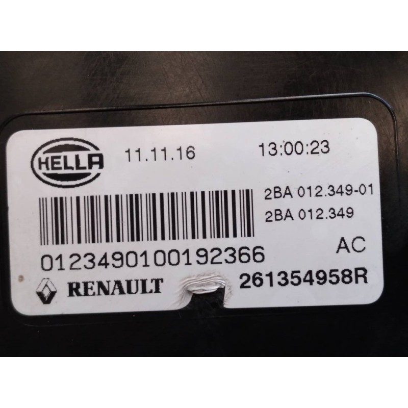 Recambio de piloto delantero izquierdo para renault megane iv berlina 5p business referencia OEM IAM 2BA01234901 261354958R HELL 11
