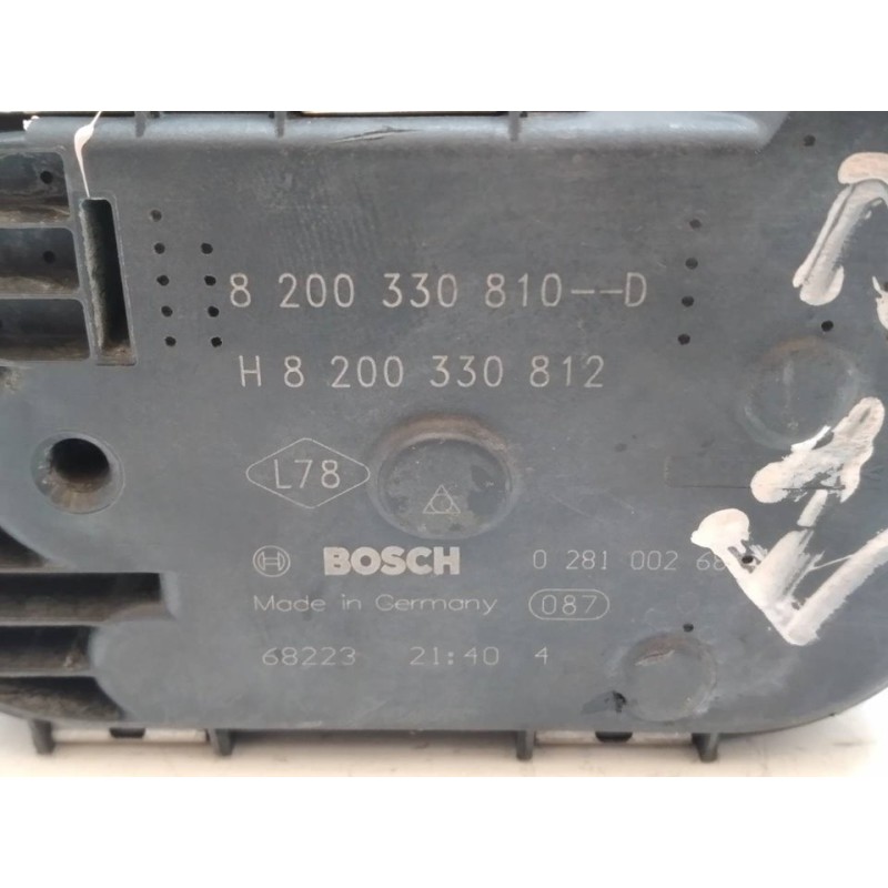 Recambio de caja mariposa para renault laguna ii (bg0) confort expression referencia OEM IAM 0281002681 H8200330812 8200330810D - Negro 2