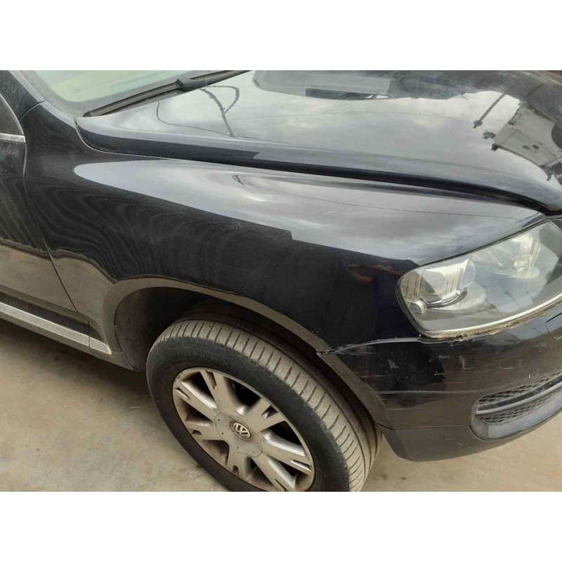 Recambio de aleta delantera derecha para volkswagen touareg (7la) tdi r5 referencia OEM IAM - Negro 2