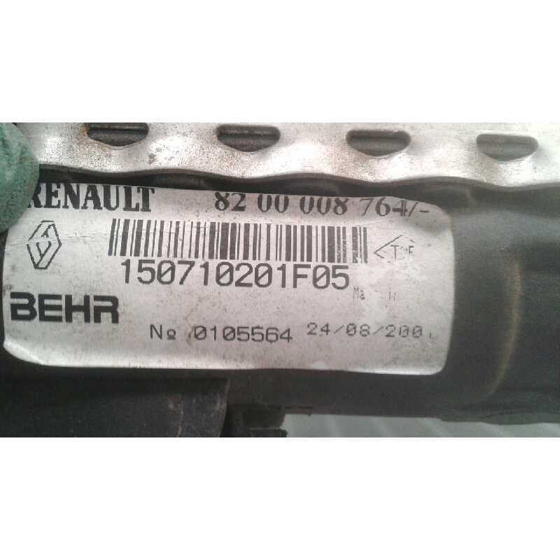 Recambio de radiador agua para renault laguna ii (bg0) 1.8 cat referencia OEM IAM 8200008764 150710201F05 BEHR - Verde 2