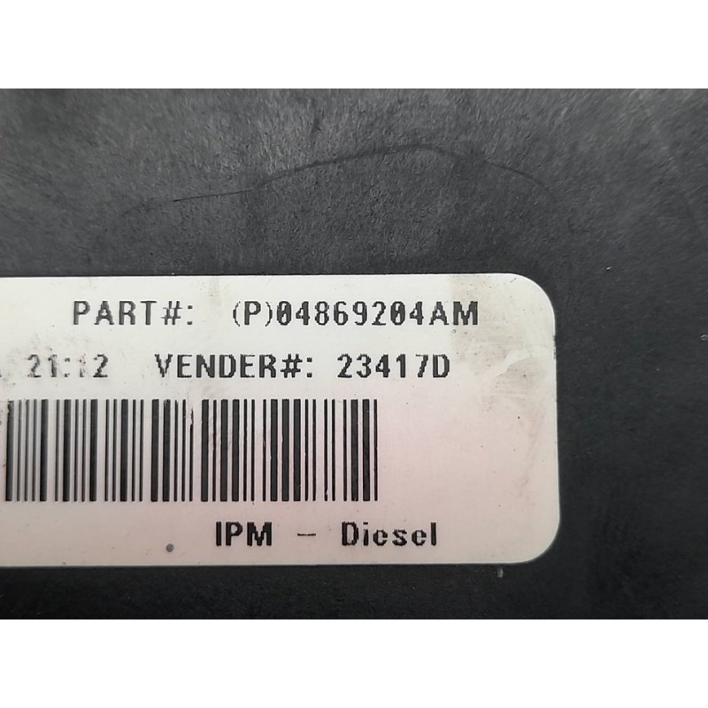 Recambio de caja reles / fusibles para chrysler grand voyager 2.5crdi referencia OEM IAM P04869204AM 04869001AJ - Negro 2
