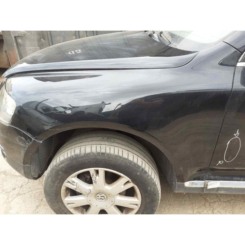 Recambio de aleta delantera izquierda para volkswagen touareg (7la) tdi r5 referencia OEM IAM   