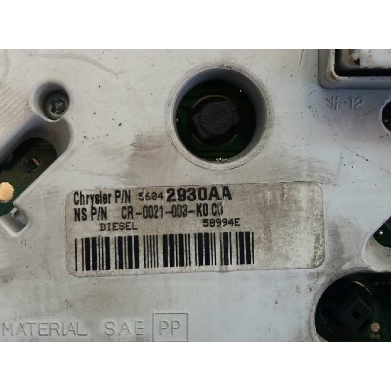 Recambio de cuadro instrumentos para jeep gr.cherokee (wj/wg) 3.1 td limited referencia OEM IAM 56042930AA - Verde 3