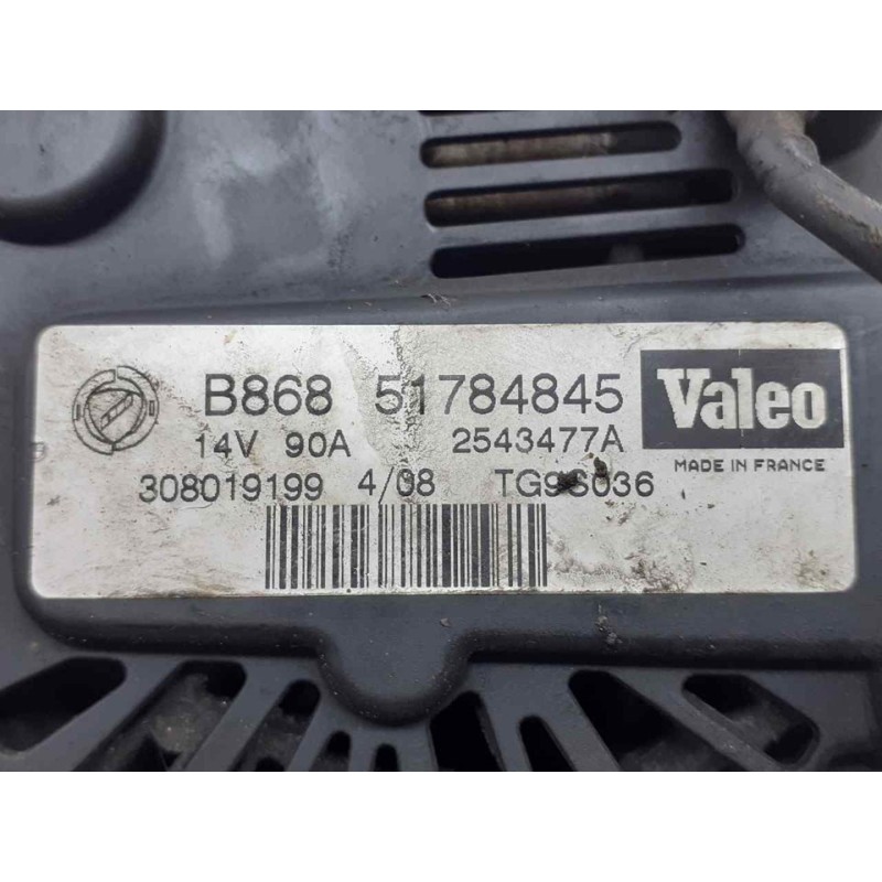 Recambio de alternador para fiat fiorino sx furg. referencia OEM IAM 51784845 - Blanco 2