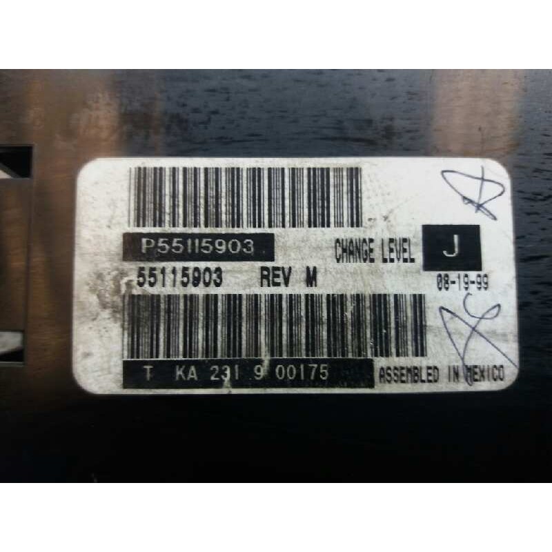 Recambio de mando climatizador para jeep gr.cherokee (wj/wg) 3.1 td limited referencia OEM IAM 55115903REV - Verde 2
