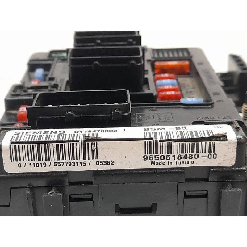 Recambio de caja reles / fusibles para citroën xsara picasso 1.6 16v sx top referencia OEM IAM 9650618480 2