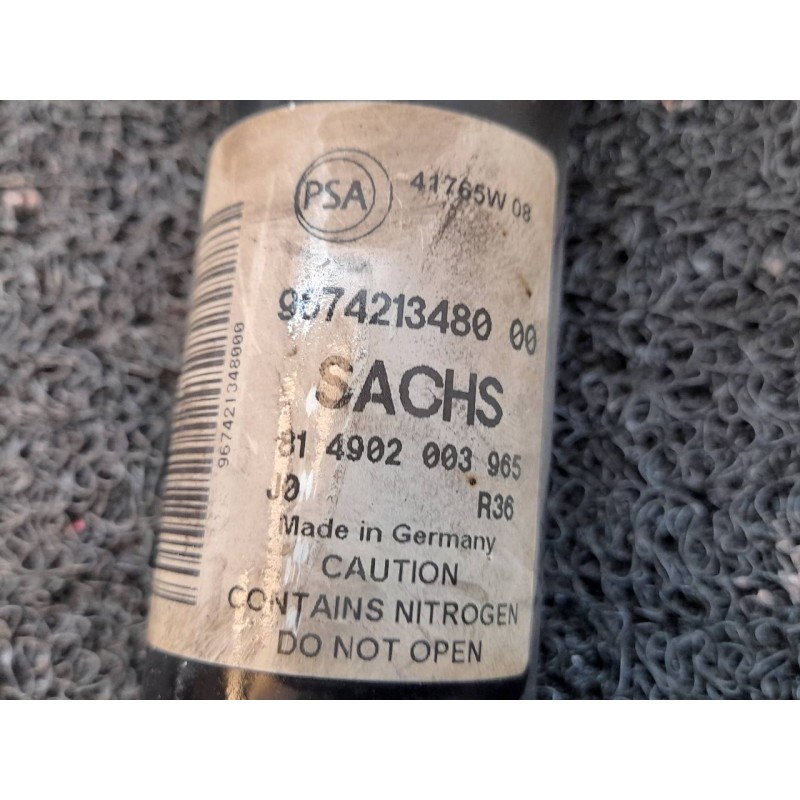 Recambio de amortiguador trasero izquierdo para citroën berlingo station wagon x referencia OEM IAM 9674213480 - Blanco 2