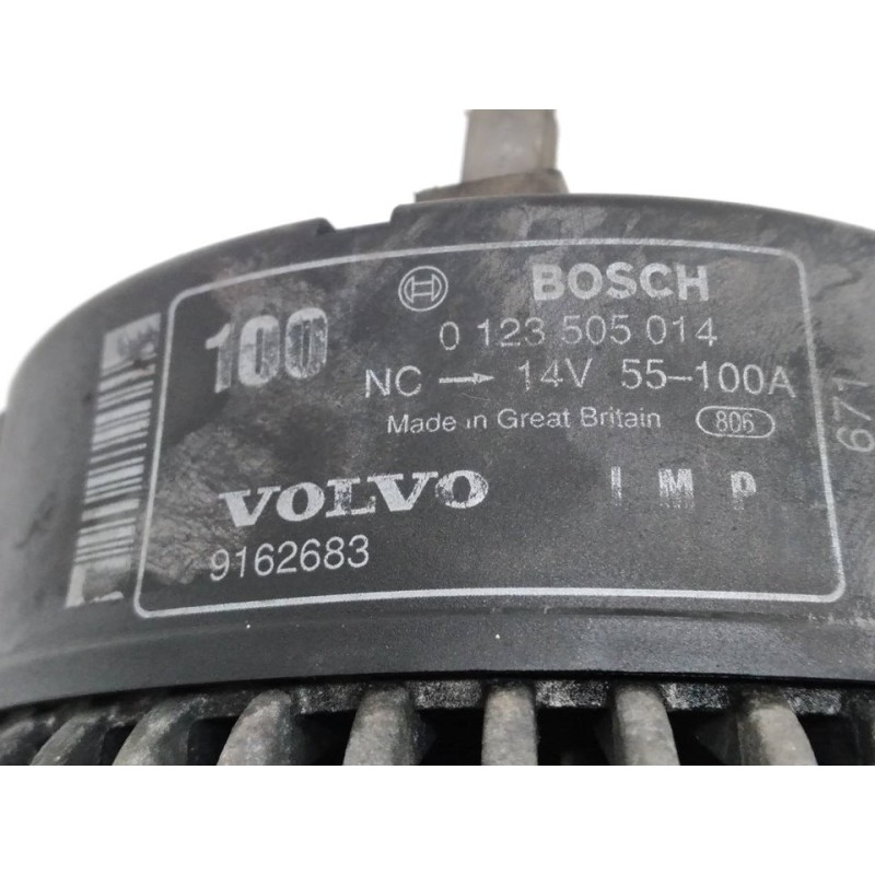 Recambio de alternador para volvo s70 berlina 2.4 turbo cat referencia OEM IAM 0123505014 BOSCH - Azul 5