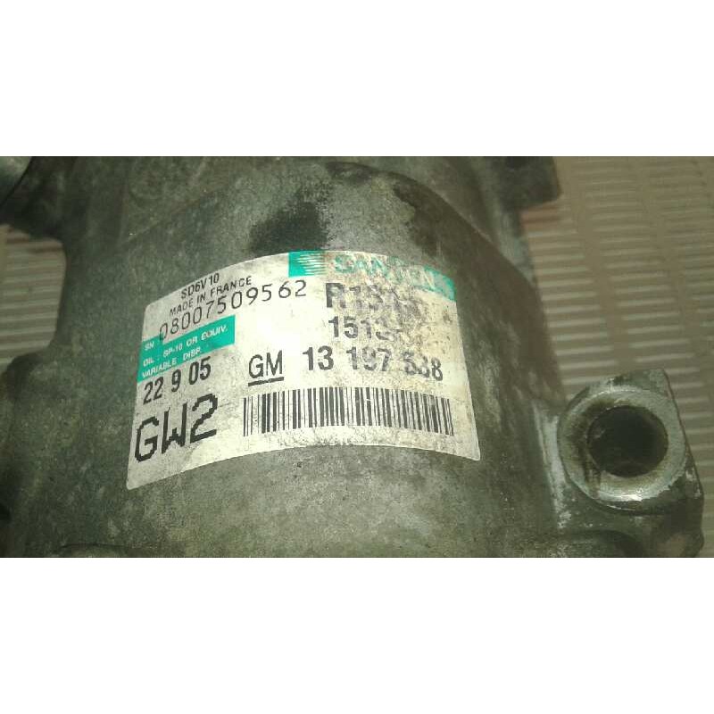 Recambio de compresor aire acondicionado para opel corsa c 1.3 16v cdti cat (z 13 dt / ln9) referencia OEM IAM 13197588  SANDEN - Blanco 2
