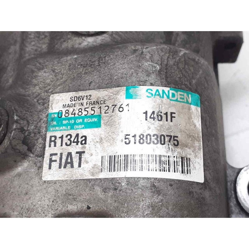 Recambio de compresor aire acondicionado para fiat fiorino sx furg. referencia OEM IAM 1461F 51803075 SANDEN - Blanco 4