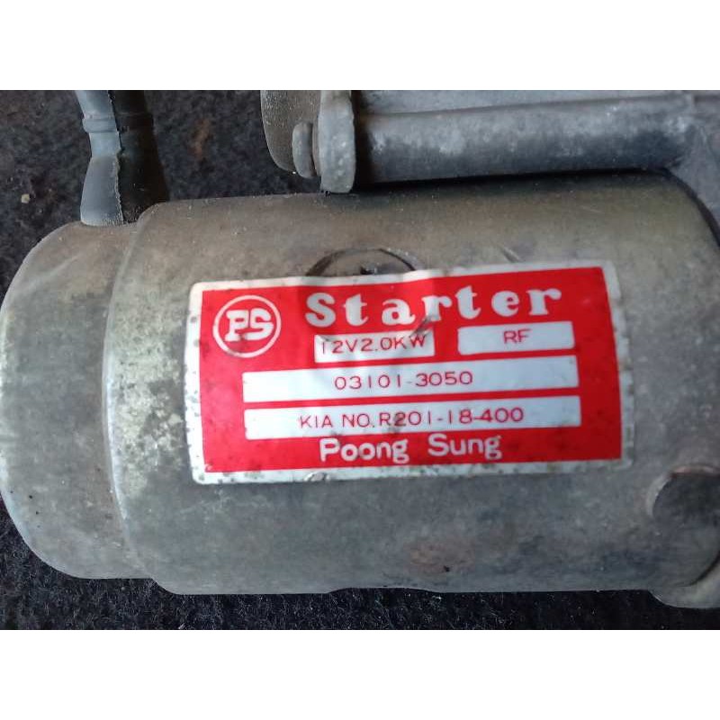 Recambio de motor arranque para kia besta 2.2 diesel referencia OEM IAM 031013050 115829 STARTER 3