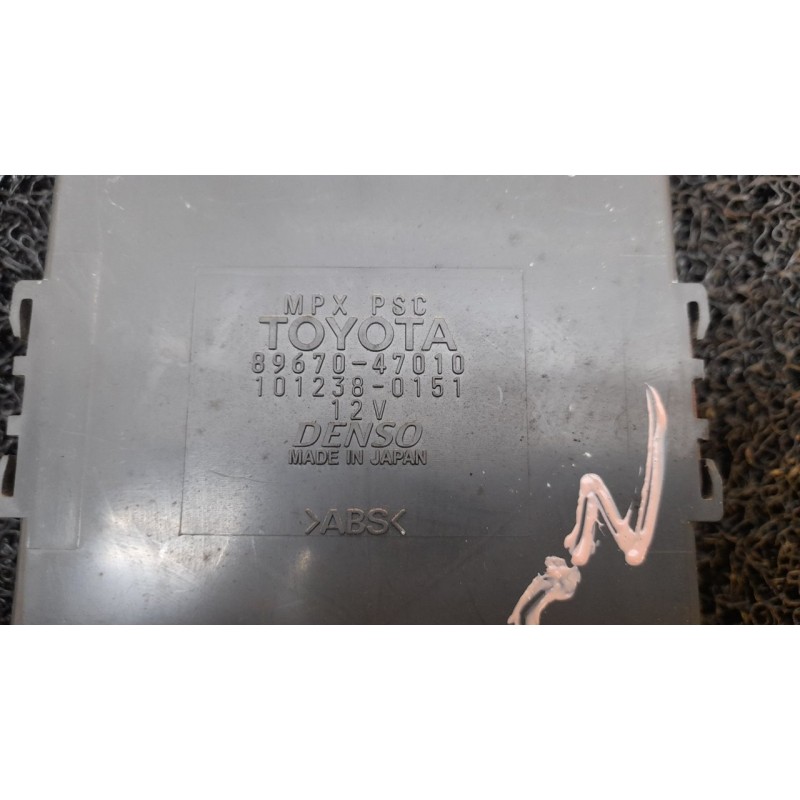 Recambio de centralita check control para toyota prius (nhw20) sol referencia OEM IAM 8967047010 1012380151 - Blanco 3