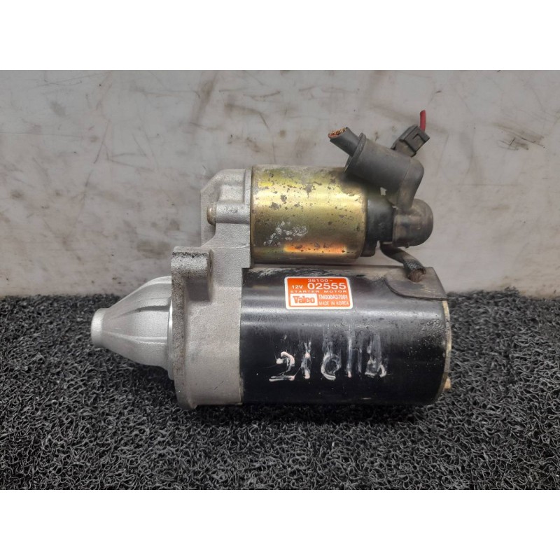 Recambio de motor arranque para kia picanto 1.1 lx referencia OEM IAM 3610002555 TM000A37001 VALEO