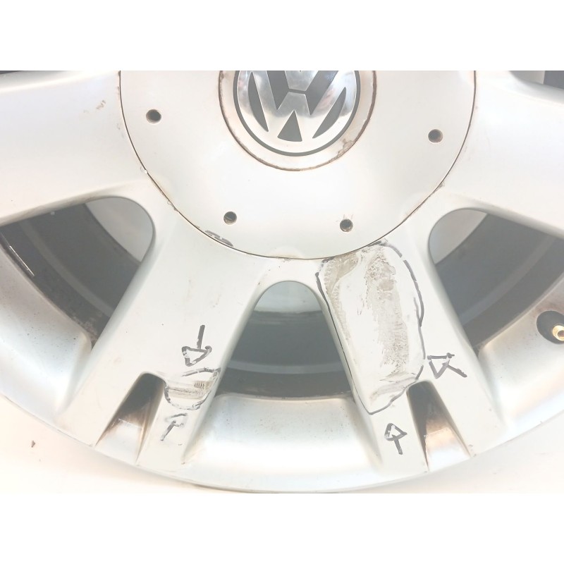 Recambio de llanta para volkswagen touareg (7la) tdi r5 referencia OEM IAM 7L6601025L - Negro 2
