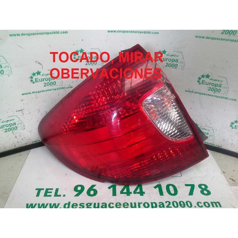 Recambio de piloto trasero izquierdo para kia rio 1.3 cat referencia OEM IAM   