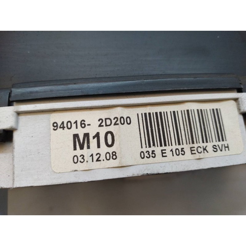 Recambio de cuadro instrumentos para hyundai elantra (xd) 1.6 comfort (5-ptas.) referencia OEM IAM 940162D200 2