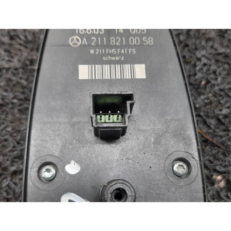Recambio de mando elevalunas delantero izquierdo para mercedes-benz clase e (w211) berlina e 320 cdi (211.026) referencia OEM IA - Negro 2
