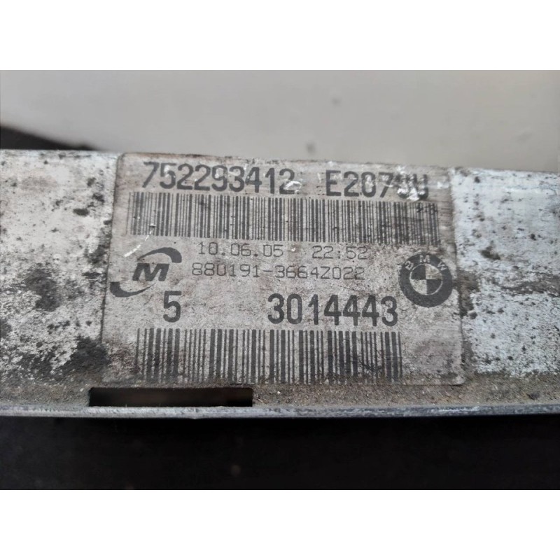 Recambio de radiador agua para bmw serie 1 berlina (e81/e87) 116i referencia OEM IAM 752293412 8801913664Z022 - Gris 2