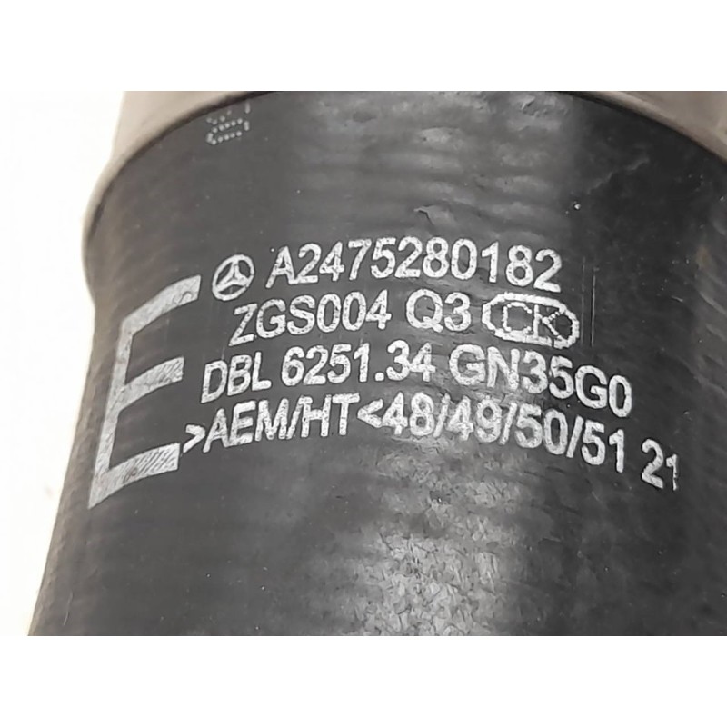 Recambio de tubo para mercedes-benz clase a (bm 177) a 180 (177.084) referencia OEM IAM A2475280182 2