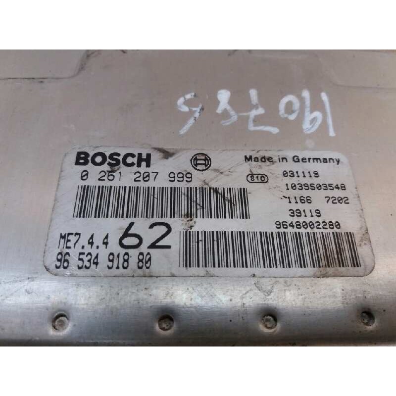Recambio de centralita motor uce para citroën c2 vtr referencia OEM IAM 0261207999 9653491880 - Negro 3