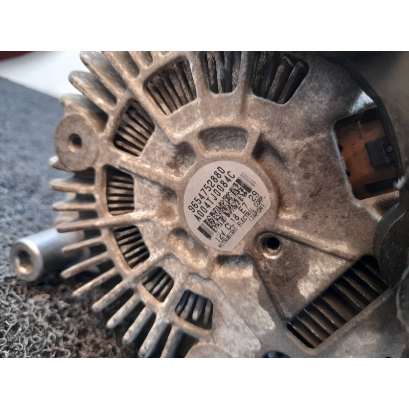 Recambio de alternador para citroën c4 grand picasso exclusive referencia OEM IAM 9654752880 A004TJ0084C MITSUBISHI - Negro 3