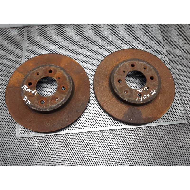 Recambio de disco freno delantero para honda civic coupe (ej6/8) 1.6 sr (ej8) referencia OEM IAM - Negro 4