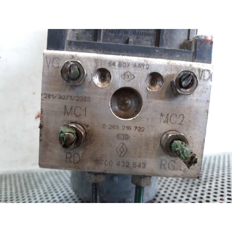 Recambio de abs para renault scenic (ja..) 1.9 dti diesel cat referencia OEM IAM 0273004395 7700432643 BOSCH 5