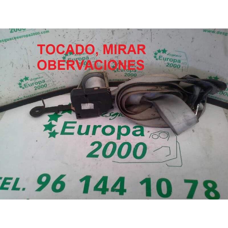 Recambio de cinturon seguridad delantero derecho para renault clio ii fase ii (b/cb0) 1.5 dci diesel referencia OEM IAM - Gris