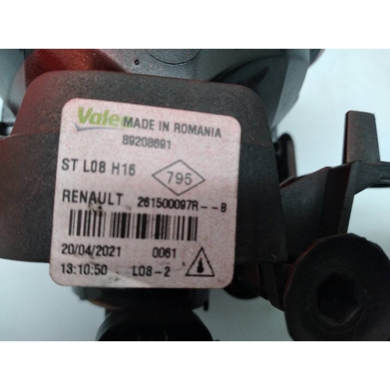 Recambio de faro antiniebla derecho para dacia sandero iii stepway comfort referencia OEM IAM 261500097R - Rojo 3