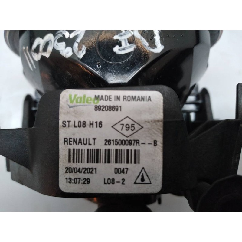 Recambio de faro antiniebla izquierdo para dacia sandero iii stepway comfort referencia OEM IAM 261500097R - Rojo 3