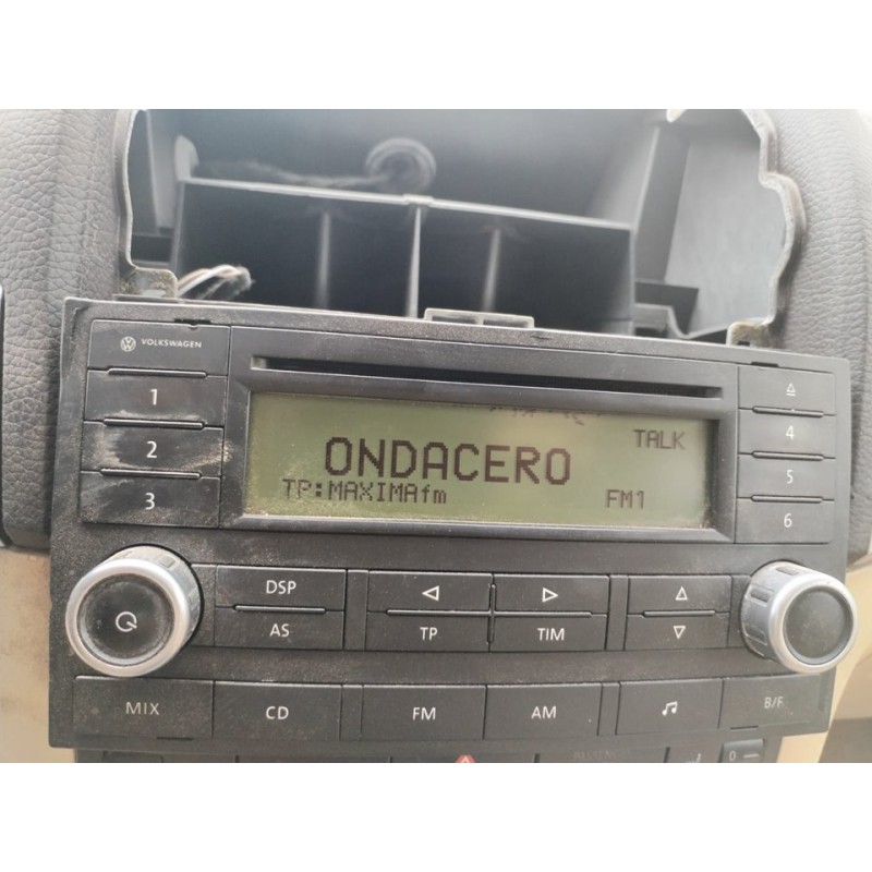 Recambio de sistema audio / radio cd para volkswagen touareg (7la) tdi r5 referencia OEM IAM - Negro 2